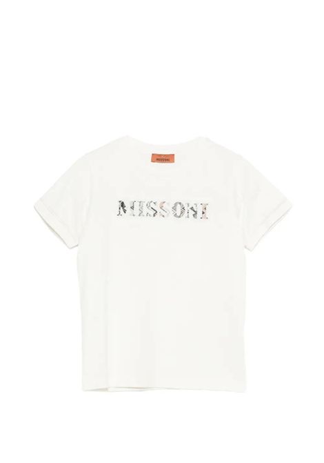 T-shirt con logo MISSONI KIDS | MY8P51 Z3672102